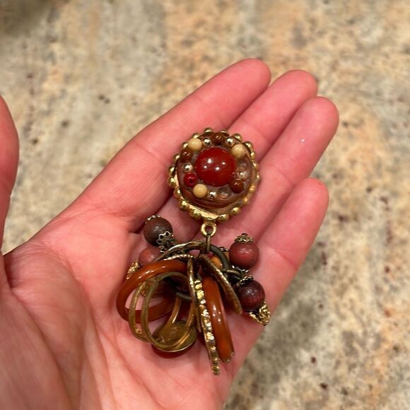 Jewelry - Woman's beaded clip on earring. It's only one earring